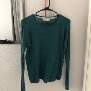 H&M Teal Blue Long Sleeve Shirt